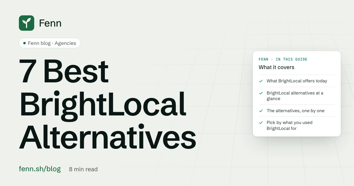 7 Best BrightLocal Alternatives